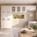 Ver imagem 1 de Cozinha Compacta Modulada 3 Peças 11 Portas Star New Branco