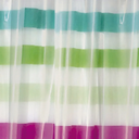 Ver imagem 2 de Cortina Box para Banheiro Pvc 198x180cm Antimofo - Listra Multicolorida