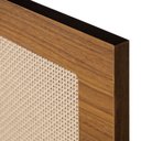 Ver imagem 4 de Cabeceira Kaya Cama Queen 60 Cm X 160 Cm Louro Freijó - Telinha Rattan