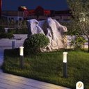 Ver imagem 3 de Poste de Jardim Led Branco Quente 30cm Preto Externo