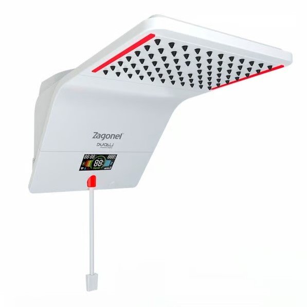 Ducha Ducali Premium Eletronica Branca 7500w Zagonel 220v