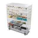 Ver mais imagens de Carrinho Acrílico de Acessórios e Bijuterias com 9 Gavetas N6 Centauri Acrílicos CAR-AC-N6