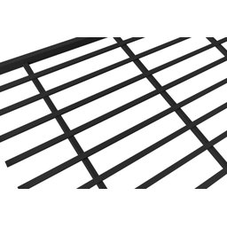 Cama Solteiro Int. de Tubolar/aço Alojamentos.:preto - 3