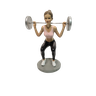 mulher fit decorativa resina 14x8,5x18cm - 1
