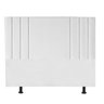Cabeceira Estofada Grécia 195CM King Courino Branco - D A DECOR - 2