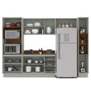 Ver imagem 5 de Armário de Cozinha Modulada Completa 5 Peças 316,8cm com Tampo 250049 Koya Politorno Móveis