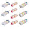 10 Organizadores 4 Colmeia P + 3 Colmeia M + 3 Colmeia G Para Calcinhas Body Camisetas - 1