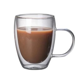 Caneca Café Vidro Duplo Borossolicato 350ml Não Queima a Mão - 3