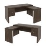 Mesa para Escritório em L com 3 Gavetas Me4106  - 9