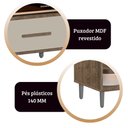 Ver imagem 4 de Balcão para Cooktop Cordoba Cor:canela Off White - Mizza Decor