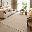 Ver imagem 1 de Tapete Sala Quarto Escritório 100% Algodão Antiderrapante 2,50 x 3,00 Lavável em Máquina Decoração