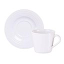 Ver imagem 2 de Aparelho de Jantar Porcelana Branca Tramontina Vibrare 20 Peças Pratos Xícaras Pires