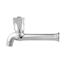 Ver imagem 3 de Torneira Tanque Jardim Cozinha Parede ABS 1058 C-25 ¼ Volta:Prateado