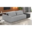 Ver imagem 6 de Sofá Ilha 2 Lugares Living 272cm Modulado Lary Bouclê Pu Pto K01 Cor Cinza Claro