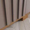 Ver imagem 6 de Guarda Roupa Casal Layla 6 Portas 4 Gavetas MDP Nature-Avelã Casa 812