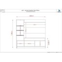 Ver imagem 3 de Estante Home Theater para TV até 55 Polegadas 2 Portas Frizz Prime