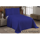 Ver imagem 1 de Cobre Leito Queen 3 Peças Percal Monte Rei:azul