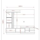 Ver imagem 3 de Painel para TV até 55 Polegadas 2 Portas Frizz Supreme Madetec