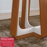 Conjunto Sala de Jantar Mesa Easy Pop 120x80cm Tampo Vidro/mdf com 4 Cadeiras Bege/off White - 4