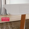 Conjunto Sala de Jantar Mesa Easy Pop 120x80cm Tampo Vidro/mdf com 4 Cadeiras Bege/off White - 3