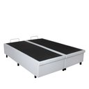 Ver imagem 4 de Cama Box Baú Queen 158x198x42cm Courino Linho com Pistão a Gás