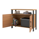 Ver imagem 3 de Balcão 2 Portas Industrial Freijó/preto - Dalla Costa