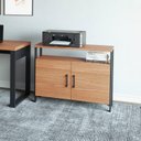 Ver imagem 6 de Balcão 2 Portas Industrial Freijó/preto - Dalla Costa