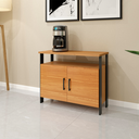 Ver imagem 1 de Balcão 2 Portas Industrial Freijó/preto - Dalla Costa