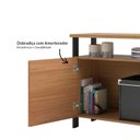 Ver imagem 4 de Balcão 2 Portas Industrial Freijó/preto - Dalla Costa