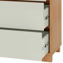 Ver imagem 5 de Cômoda para Quarto 3 Gavetas 105cm Click D03 Freijó Off White - Lyam Decor