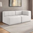 Ver imagem 3 de Sofá Modulado 2 Lugares 154cm Espuma D33 Multimóveis Cr45352 Branco
