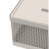 Cesto Organizador com Tampa Grid Bege 20 Litros - ou - 4
