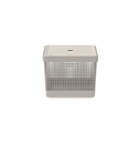 Ver imagem 3 de Cesto Organizador com Tampa Grid Bege 20 Litros - ou