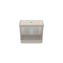 Ver imagem 3 de Cesto Organizador com Tampa Grid Bege 20 Litros - ou