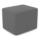 Ver imagem 7 de Kit 02 Puffs Decorativos Living Yumi Retangular 60cm Bouclê Cinza Escuro - Abmaza