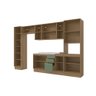 Cozinha Modulada Celeste Kappesberg 100% Mdf Nogueira/verde 360cm - 3