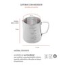 Leiteira Chaleira Bule Medidor Aço Inox Bar Cafeteria 350ml - 3