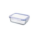 Ver imagem 1 de Pote Hermético Retangular com Tampa Stripes 1040ml
