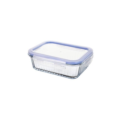 Pote Hermético Retangular com Tampa Stripes 1040ml