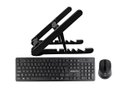 Ver imagem 1 de Suporte P/ Notebook  +  Teclado E Mouse Usb, Sem Fio - Kross