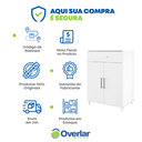 Ver imagem 6 de Balcão Organizador Cozinha Multiuso Suporte 2 Portas