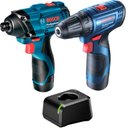 Ver imagem 2 de Kit Parafusadeira Furadeira Gsr 120-li + Chave de Impacto Gdr 120-li Bivolt Bosch-bivolt