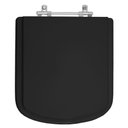 Ver imagem 1 de Assento Sanitário Poliester Lirio Preto para Vaso Fiori