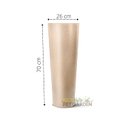 Ver imagem 2 de Vaso Polietileno Decorativo Plástico Para Plantas 70 Cm