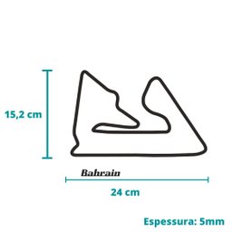 Pistas F1 Temporada 2023 - Kit Com 24 Circuitos - Decoração - Toque 3D:Preto - 4