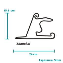 Pistas F1 Temporada 2023 - Kit Com 24 Circuitos - Decoração - Toque 3D:Preto - 7