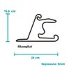 Pistas F1 Temporada 2023 - Kit Com 24 Circuitos - Decoração - Toque 3D:Preto - 7