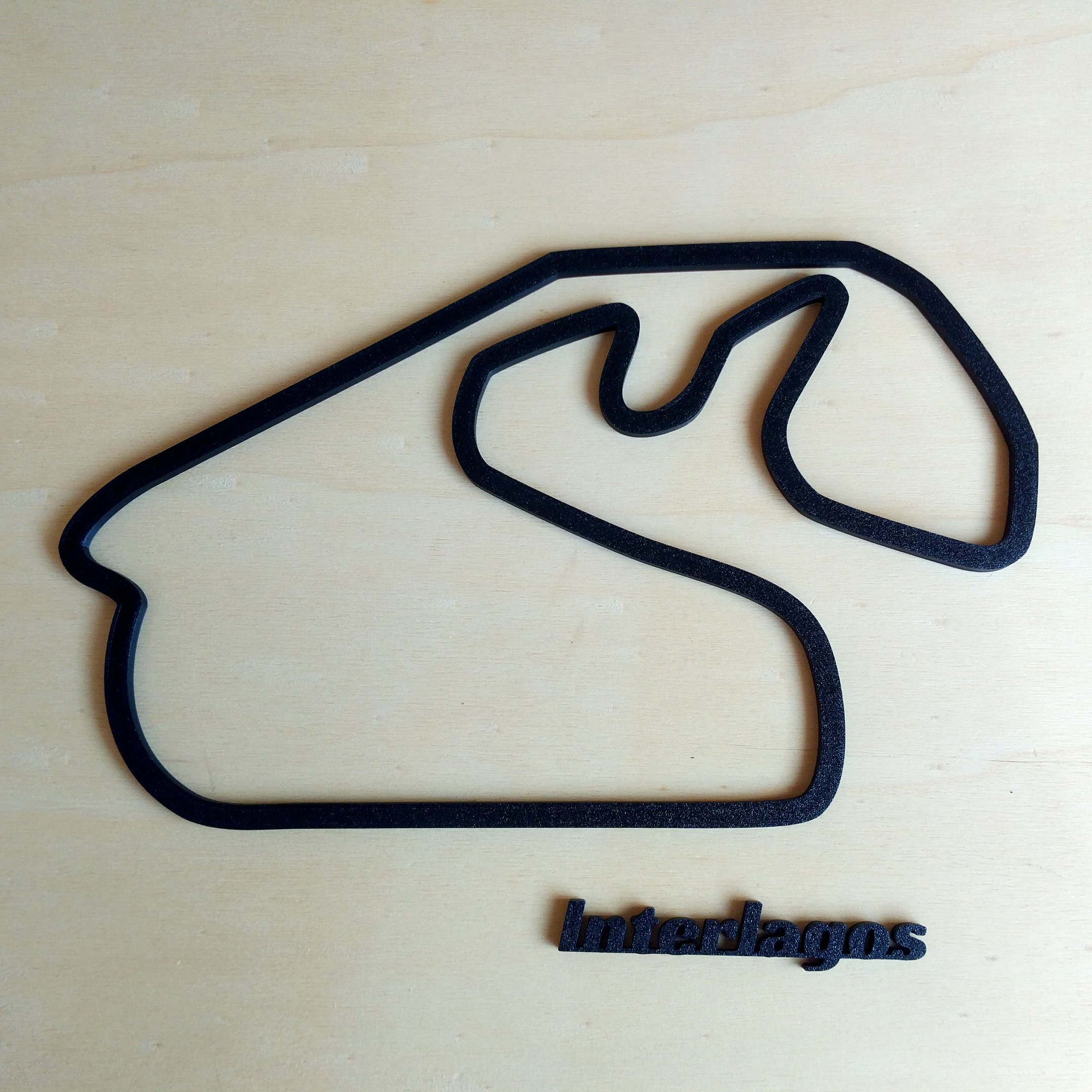Pistas F1 Temporada 2023 - Kit Com 24 Circuitos - Decoração - Toque 3D:Preto - 3