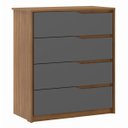 Ver imagem 2 de Cômoda 4 Gavetas Atria Demobile