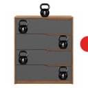 Ver mais imagens de Cômoda 4 Gavetas Atria Demobile